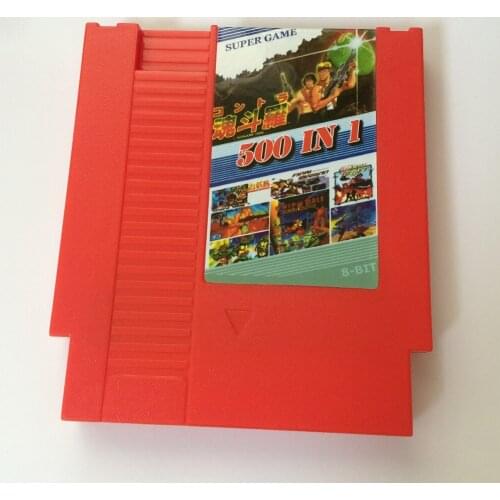 2017 New Arrival 500 in 1 Games collection 8 Bit 72 Pins Game Card Best Sale