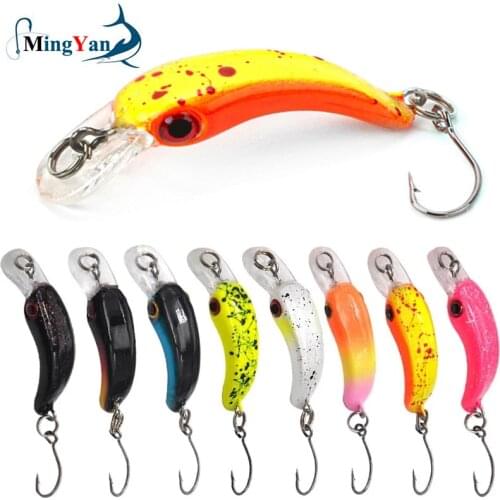 1pcs Floating Mini Minnow Fishing Lure 1.3g 4cm Artificial Hard Bait Sharp Hook Crankbait Wobblers Trout Pike Bass Tackle