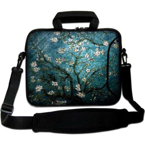 Van Gogh Portable Ultrabook Soft Sleeve Laptop Shoulder Bag Case for MacBook 9.7 11.6 13.3 14.4 15 15.6 17.3 For Asus Acer HP