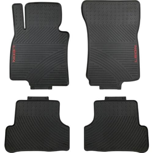 Special No Odor Carpets Waterproof Rubber Car Floor Mats for SEAT LEON