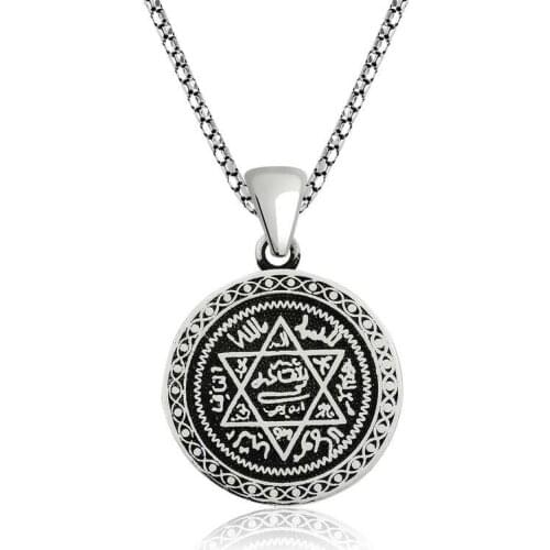 Tevuli 925 Sterling Silver Solomon Seal Pendant