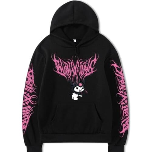 Xs-4XL Big Size Autumn Witner Japan Anime Print Pullovers Hoodie Woman Long Sleeve Sweatshirt Streetwear Harajuku Women Hoodie