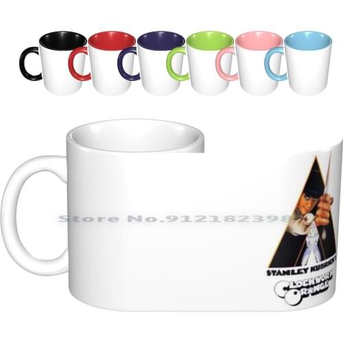 Stanley Kubrick′s Clockwork Orange Ceramic Mugs Coffee Cups Milk Tea Mug Kubrick Cinema Film Movies Amazing Stanley Hitchcock