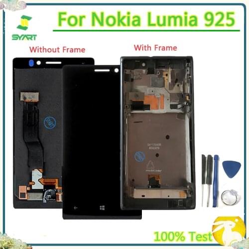 100% Tested LCD For Nokia Lumia 925 Touch Screen digitizer LCD display touch panel Assembly For Nokia Lumia 925