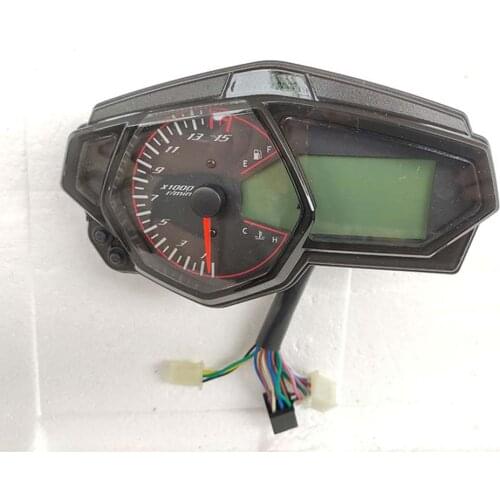 15000 RMP Motorcycle LCD Meter Speedometer For YAMAHA YZF R3 Adjustable Water Temperature Meter Oil Gauge 199 km/h