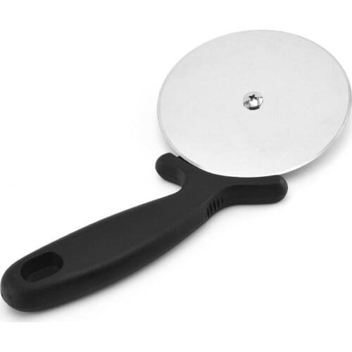 2021 Pizza Cutter-Food Grade Stainless Steel Pizza Cutter Wheel-Smooth Rotating Pizza Slicer Cutter Wheel with Non Slip Handle