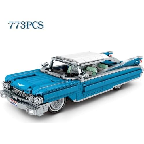 2021 series vintage car 773pcs brick classic car model assembly building blocks childrens toy gift