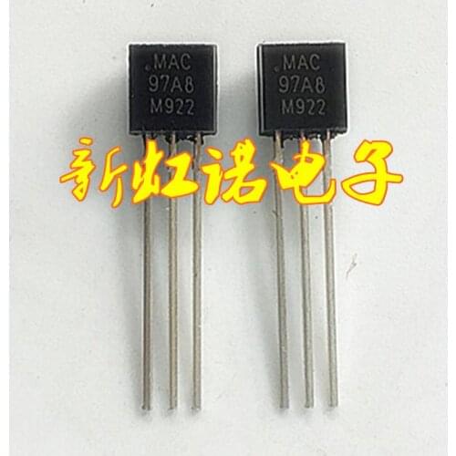 5Pcs/Lot New Original The Bidirectional Thyristor Triode MAC97A8 The TO-92 Integrated circuit Triode In Stock