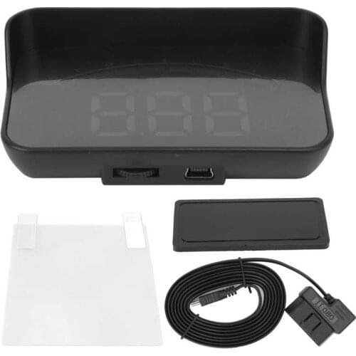 Auto speedometer auto accessories Universal Car Head Up Display High Definition OBD HUD Windshield Projector Overspeed