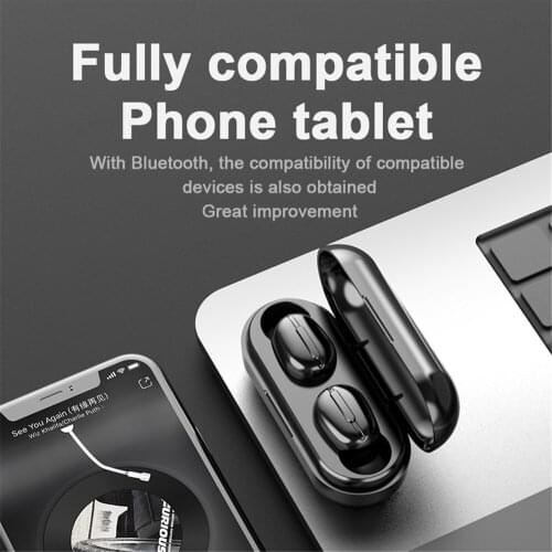 L13 Wireless Earphones TWS Bluetooth 5.0 Mini Earbuds Stereo Bass Power Display Noise Cancelling Sports Waterproof Earbud In Ear