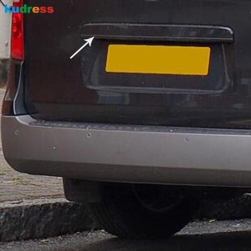 For Hyundai Grand Starex H-1 i800 2018 2019 2020 Chrome Rear Trunk Lid Cover Trim Tailgate Strip Door Boot Garnish Accessories