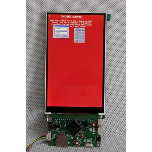 5.0 inch capacitance touch panel Without LCD No display screen