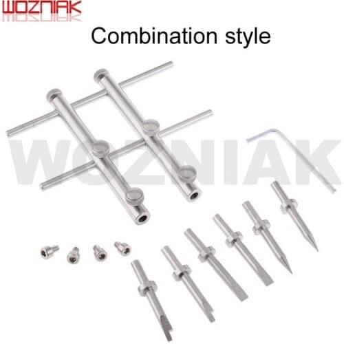 WOZNIAK Lens Spanner Wrench Repair Open Tool Ring Remover Stainless Steel with for DSLR Camera Repair Screwdriver Tools