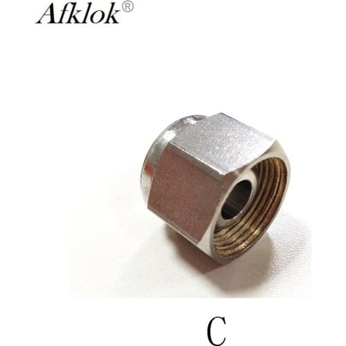 Cap 20mm 22mm 25mm Ferrule Tube OD Threaded stainless steel 316 Pipe Fittings connector