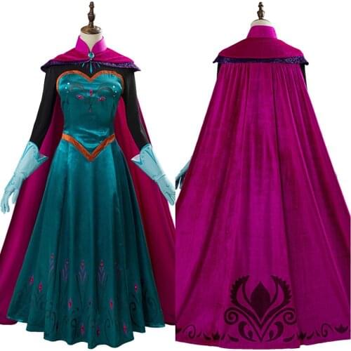 Princess Queen Cosplay Costume Gown Uniform Adult Girls Women Dress Outfits Halloween Carnival Costume Custom Made
