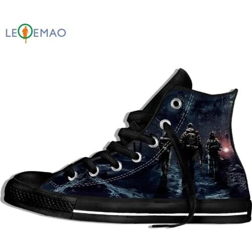 Custom Logo Image Printing Sneakers MaleDesign Unique Twins Assassin Men Print Hip Hop Streetwear Men Canvas Zapatos De Mujer