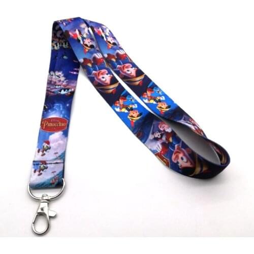 Hot Selling 20 pcs cartoon boy Key Chains Neck Strap Keys Camera ID Card Lanyard D-107