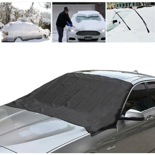 Magnetic Car Half Windshield Snow Snow Frost Winter Wind Protector Magnetic Car Shield 215 X 125cm For All Cars 1211