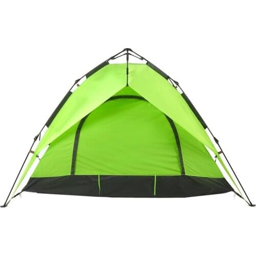 Outdoor Double Deck Tent By The Beach 3-4 People Camping Tent, One-Touch Umbrella Tent, Quick Opening And Closing