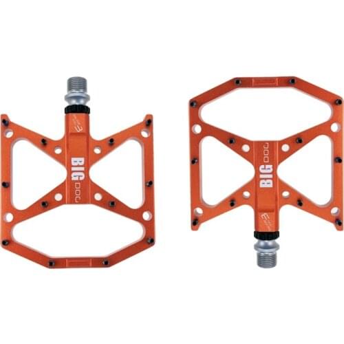 A5KC Aluminum Alloy Mountain Bike Pedals Lightweight Universal Fiber Bicycle Platform Pedals for BMX MTB