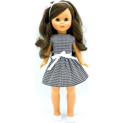 Dress, Hanger and shoes for famous classic Nancy doll. Made in Spain by Folk craftsmanship. Doll not included. 15