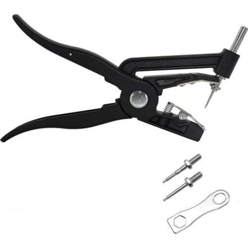 1 pcs Ear Card Forceps Pig Cattle Sheep Universal Hydraulic Ear Tag Pliers Stainless Steel Length 245mm Livestock supplies