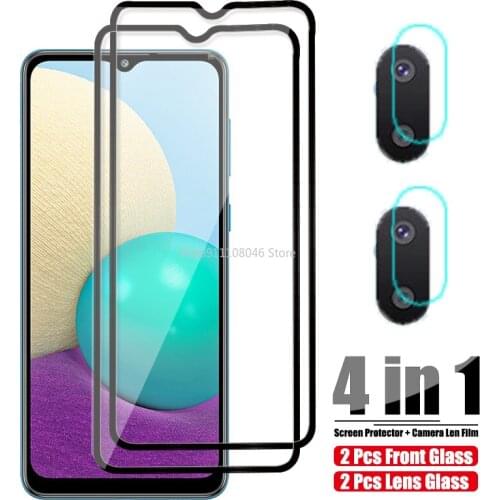 Screen Glass For Samsung Galaxy A02 Camera Protective Glass For Samsung M02 Len Front Protector Film On Samsun A M 02 2021 HD