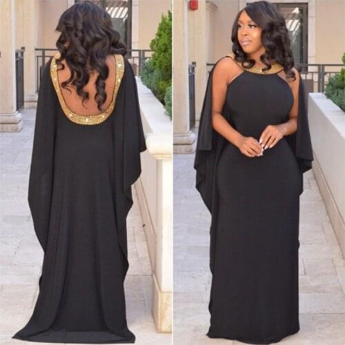 Dubai Evening Dresses Scoop Hijab Muslim Beaded Black Red Custom Made Caped Mermaid Prom Dress Arabic Kaftan Party Gown