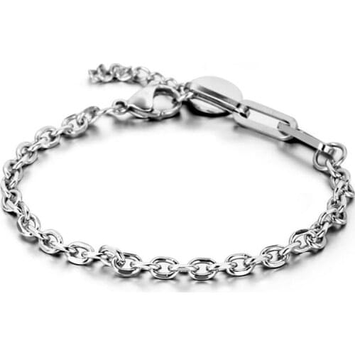 Fashion Stainless Steel Lobster Claw Clasp Closure Accessories Jewelry Gift For Men Friendship