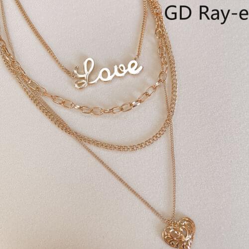 Vintage Baroque Style Cross Multi-layer Coin Chain Chocker Punk Necklace Fashion Portrait Pearl Necklace Students Jewelry