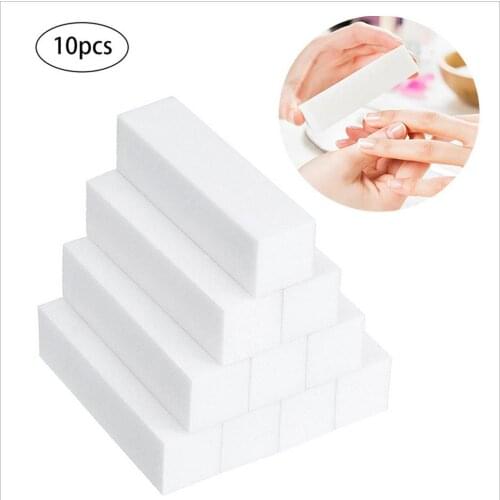 10pcs Nail Buffing Sanding Files Block Pedicure Manicure Care Makeup Nail Art Tools M0003