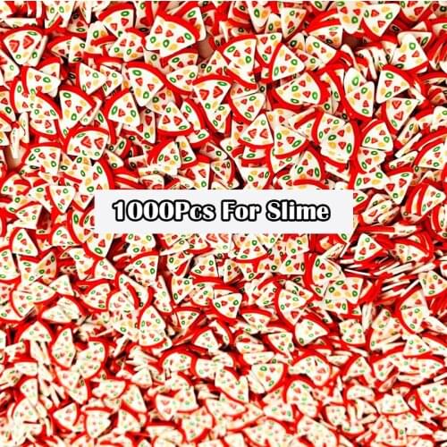 1000pcs Slime Poker Slices Filler For Slime Fruit Slices Slime Additives Soft Slices For Clay Supplies Nail Art Toy
