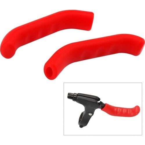2 pcs Universal Lightweight High wear-resistant Durable Mountain Bike Brake Handle Silicone Sleeve Protection Covers