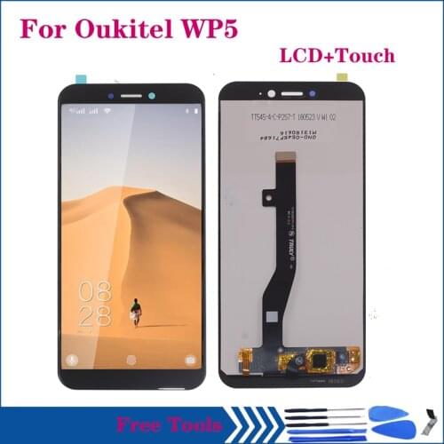 5.5 inch Original New for OUKITEL WP5 LCD Display Touch Screen Digitizer Assembly for oukitel WP5 LCD 100% Tested