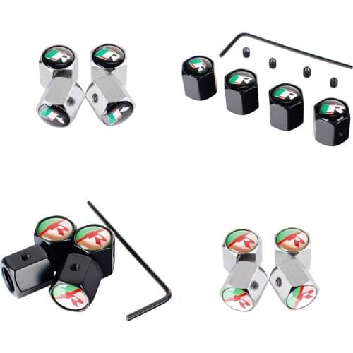 For Jaguar R Logo F-Type XF XJ X-Type XE F-Pace XEL XFL XK S-TYPE Car Accessories Wheel Tire Valve Stems Caps AntiTheft Cover