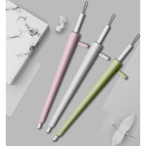 Safety Rain Umbrella Reflective Strip Umbrella Windproof Straight Umbrella Creative Flower Shaped Parasol With Long Handle LD675