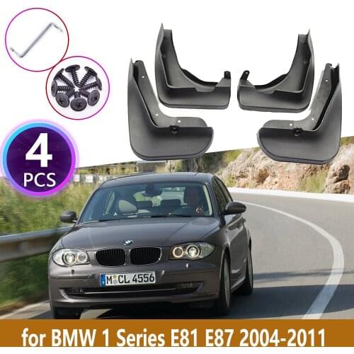 Mudguards For BMW 1 Series E81 E87 2004 2005 2006 2007 2008 2009 2010 2011 Cladding Splash Mud Flaps Guards Mudflap Accessories