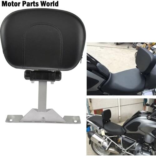 Motorcycle Black Detachable Adjustable Driver Backrest Sissy Bar For BMW R1200GS ADV Adventure 2013-2018 R1200GS LC 2013-2017