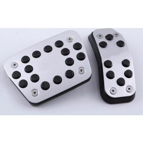 DEE Car Accessories For Ford Ecosport 2013 2014 AT/MT Pedal Kit Brake Accelerator Clutch Gas Fuel Pedal Plate Styling Stickers