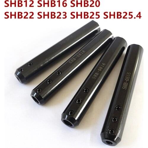Round shank small aperture bore hole turning tool holder SHB12 SHB16 SHB20 SHB22 milling flat lathe hole boring alloy jacket