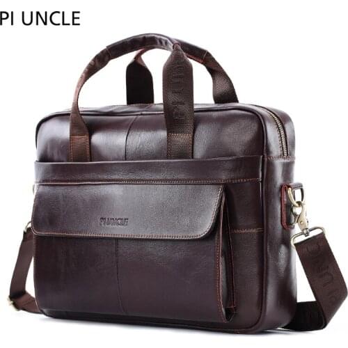 Travel Shoulder Bag Mens Large Capacity Handbag 2020 New Leather Mens Briefcase Mens Waterproof and Scratch Proof Business 39