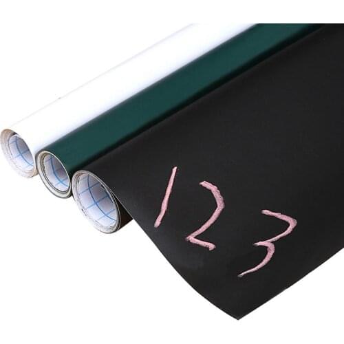 3Sizes Chalkboard Whiteboard Wall Sticker PVC Removable Dry Erase Board Wallpaper Message Writing Drawining Board Sticker 3color