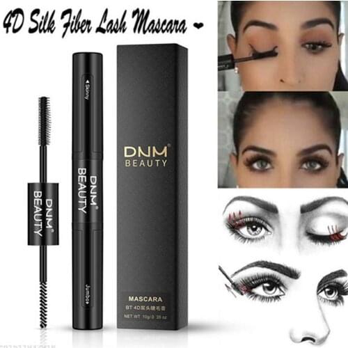 Double Head Waterproof Mascara Lashes Thick Extension Makeup Dye Curling Dizzy Easy Not Eye Lashes Waterproot Quick Thick U0S0