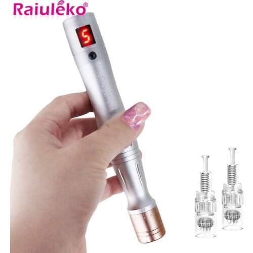 Electric Derma Tools Wireless Skin Care Machine Device Tattoo Microblading MYMTattoo Needles Gun MTS Mesotherapy Face Makeup