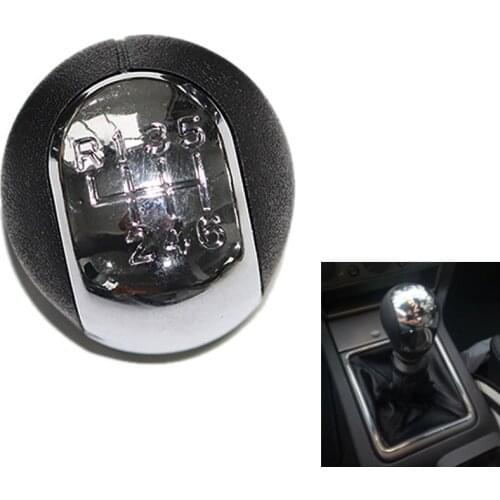 Chrome ABS 5/6 Speed Car Gear Shift Knob Chrome For Vauxhall for Opel Vectra C B Corsa Astra G Combo 2002 2003 2004 2005