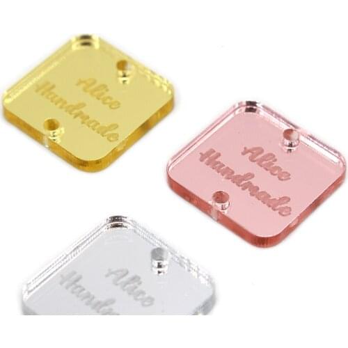 30 Pcs Personalized Acrylic Wedding Engagement Labels Custom Husband And Wife Baby Name Baptism Party Table Gift Tags Decoration