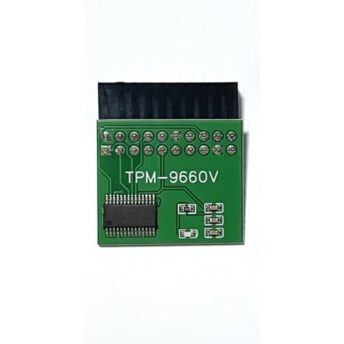 TPM 2.0 Encryption Security Module Remote Card Support 2.0 Version 9665 WIN11 System Dedicated Board 20PIN