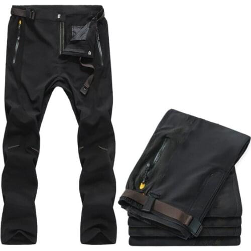 Men Solid Comfortable Waterproof Quick Dry Outdoor Trousers Male Summer Breathable Fishing Hiking&Camping Pants