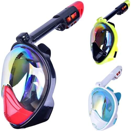 NEW UV Anti Fog Diving Full Face Mask Plating Underwater Glasses Wide Scuba Snorkeling Adults Scuba Spearfishing DIve Equipment