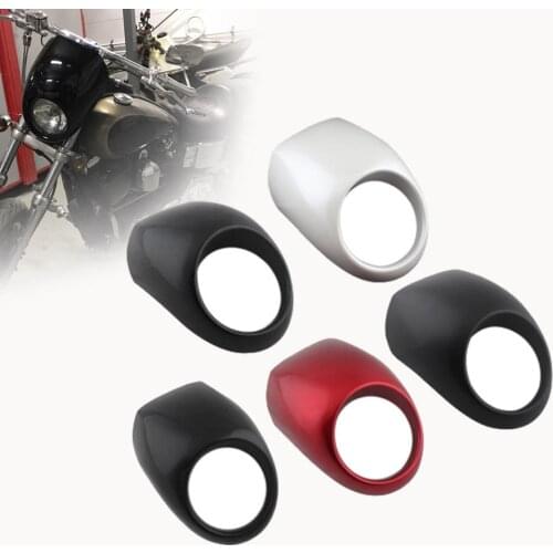 Motorcycle Headlight Fairing Mask Fairing Cowl Fork Mount For Harley Sportster 883 Dyna FXDF FXDB with 39mm narrow Glide forks